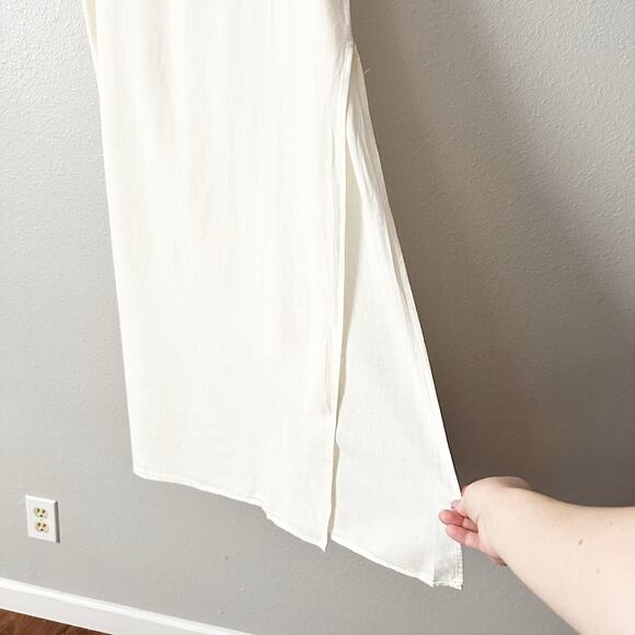Anthro X Celandine Linen-Blend Side-Slit
Maxi Skirt women’s size medium NEW - Picture 4 of 11